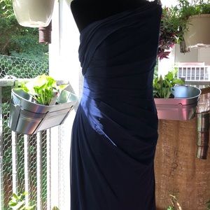 sapphire bridesmaid dress by Alfred Angelo size 12